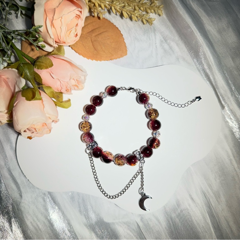 Lunar Glow Charm Bracelet